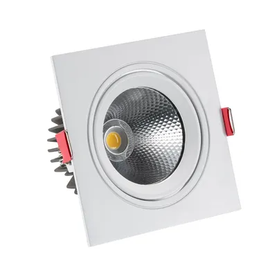 Produktbild von LED Downlight Einbaustrahler 10W Eckig Madison Ausschnitt Ø 95 mm 3000K Warmweiß