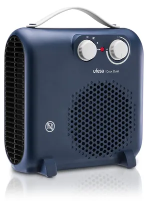 Produktbild von Ufesa 83105721, Elektrischer Raumheizlüfter, Drinnen, Tisch/Bank, Flur, Tisch, Blau, Drehregler, Mechanisch