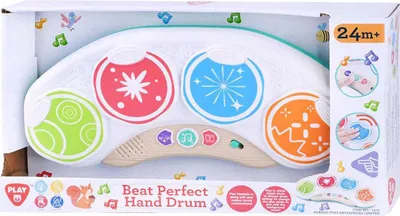 Productafbeelding van Playgo Handtrommelset, kindertrommel met licht en geluid voor kinderen