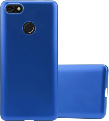 Produktbild von Cadorabo Schutzhülle für Huawei Y6 PRO 2017 Hülle in Blau Handyhülle TPU Silikon Etui Cover Case