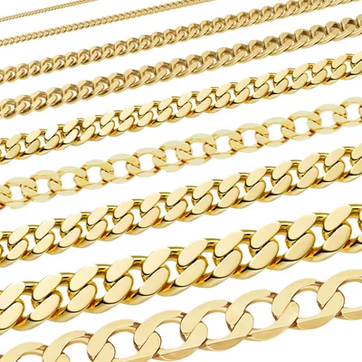 Produktbild von Goldkette Panzerkette Halskette Breite 1,6 mm 42 cm 333 - 8 Karat Gold