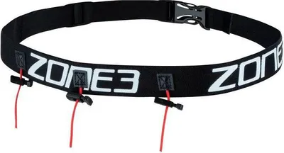 Zdjęcie produktu dla Zone3 Gel Loops pasek na numer startowy czarny czarny jeden rozmiar
