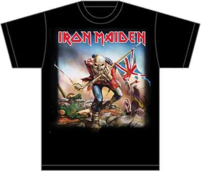 Produktbild von Iron Maiden Trooper Black L T-Shirt