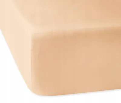 Produktbild von Darymex Spannbettlaken Baumwollsatin Hellbeige 120x200 cm