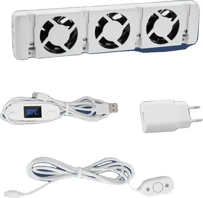 Produktbild von Radiatorlüfter, Intelligenter Thermostat, Energieeffizient, weiß