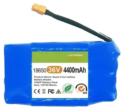 Imagen del producto de Batería de iones de litio, 36V, capacidad de 7000 mAh, 4400 mAh