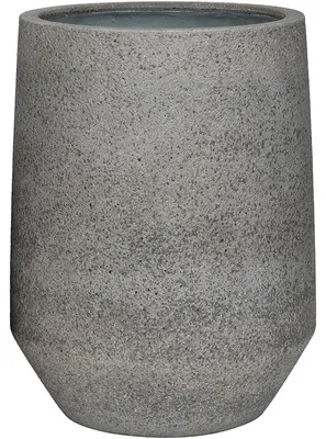 Productafbeelding van Potten voor bloemen, grijze overpot, diameter 40 cm, hoogte 48 cm, opening 30 cm