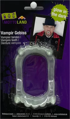 Produktbild von RUBIE'S Vampir Gebiss nachtleuchtend