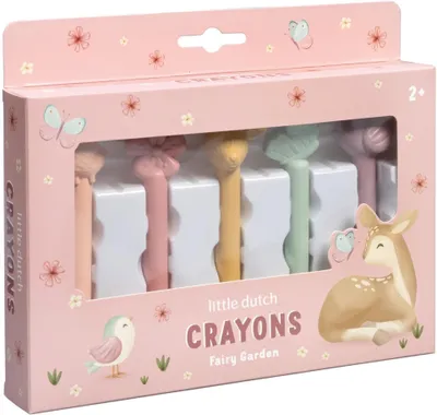 Productafbeelding van Bambolino Toys, Little Dutch, waskrijtjes, sprookjestuin