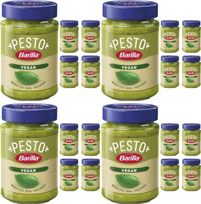Produktbild von Barilla Pesto Basilico Vegan pasta sauce Soße 195 gramm x 20 STÜCK