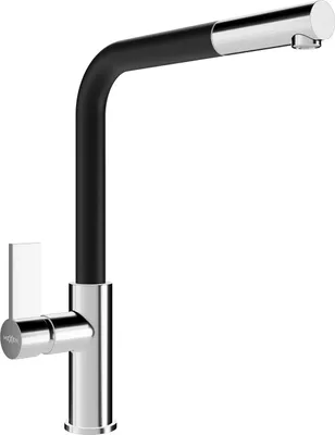 Immagine prodotto di Mexen Flora rubinetto da cucina, cromo/nero - 670401-07