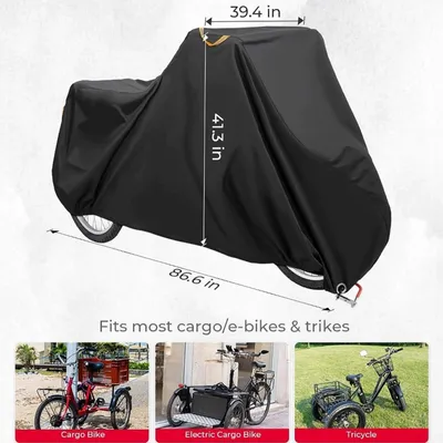 Produktbild von Fahrradabdeckung 220 x 100 x 110 cm, 420D Oxford, wasserdicht, UV-Schutz, für Außenbereich