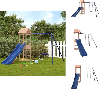 Produktbild von vidaXL Spielturm Massivholz Douglasie -  Schaukeln & Spieltürme