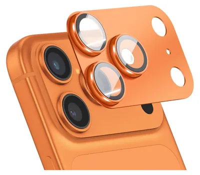 Produktbild von Avizar, Kamera-Objektivschutz iPhone 17 Pro Aluminium-Monoblockrahmen, Orange