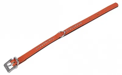 Produktbild von Karlie Vintage Strass Halsband - Mandarine - 1-reihig, 24cm/10mm