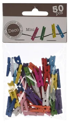 Produktbild von 50 Geschenkklammern 2,5cm
