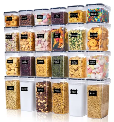 Vorratsdosen-Set 24-tlg., luftdicht, BPA-frei, 1,6 l