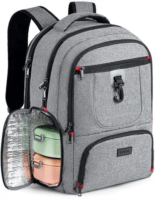 Produktbild von Grote herenlaptoprugzak 17,3 Zoll, USB-ladefunktion, wasserdicht, antidiefstal, werkrugzak