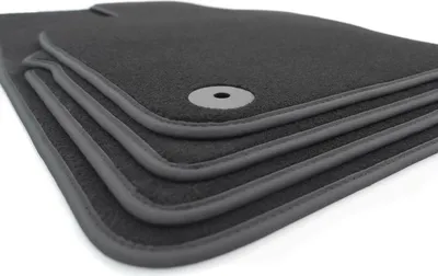 Produktbild von Fußmatten passend bei Porsche 911 991 Velours Premium Autoteppich 4-teilig schwarz