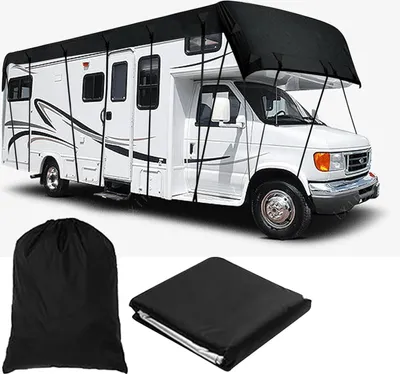 Image de Bâche de protection pour caravane en tissu Oxford 210D, respirante et imperméable