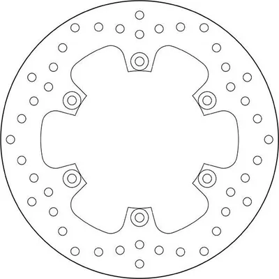 Produktbild von BREMBO Serie Oro Bremsscheibe 267mm 68B407E4