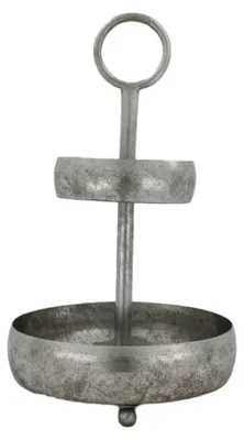 Produktbild von Etagere Servierständer Metall Silberfarben 37cm