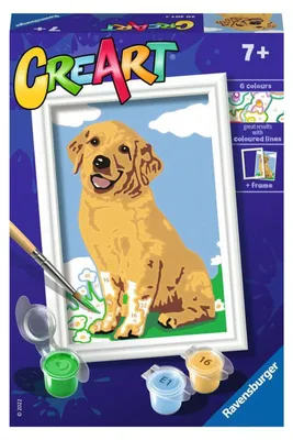 Produktbild von Ravensburger Friendly Retriever, Guss-/Mal-Set für Kinder, 7 Jahr(e)