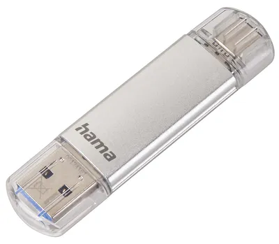 Immagine prodotto di hama 00181073 Chiave USB C-Laeta argento 128 GB