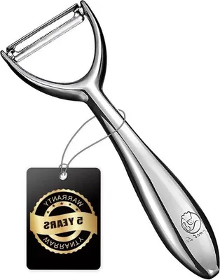 Produktbild von Famanu Gemüseschäler mit ultra-scharfer Klinge und ergonomischem Griff - Kartoffelschäler - Küchenschäler für Obst und Gemüse