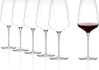 Imagen del producto de Silecomplaza, vasos para vino tinto "Cocoon", juego de 6 unidades, capacidad de 610 ml