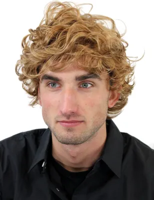 Produktbild von WIG ME UP Perücke Herren Lockig Blond GFW963