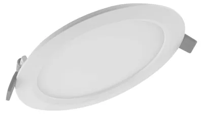 Produktbild von LEDVANCE DL SLIM DN 105 6 W 3000 K WT, 1 Glühbirne(n), 3000 K, 420 lm, IP20, Weiß