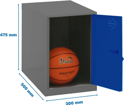 Immagine prodotto di Armadietto Simonrack SIMONLOCKER DISM antracite, blu 8425437116520, 1 armadietto 30,0 x 50,0 x 47,5 cm