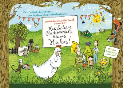Produktbild von Herzlichen Glückwunsch, kleines Huhn! Die 24 schönsten Kinderlieder zum Anschauen, Hören und Mitzwitschern!