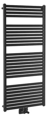 Produktbild von Aqualine TONDI Badheizkörper 600x1330 mm, Mittelanschluss, Schwarz matt