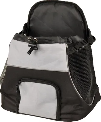Image de Sac avant pour animaux de compagnie FLAMINGO Sybil Noir et gris 518123