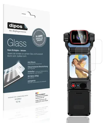 Image de 2x Protection ecrán pour YCCNIU YC18 mat Verre souple Film Protecteur 9H dipos