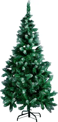 Produktbild von Arti Casa Weihnachtsbaum Künstlich 150 cm – Tannenbaum mit Ständer Künstliche Weihnachsdekoration drinnen - Baum mit Schnee - Grün