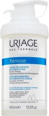 Obrázek produktu pro Uriage Xémose Lipid Replenishing Anti Irritation Cream zklidňující emulze pro suchou atopickou pokožku 400 ml