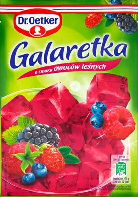 Obrázok produktu pre Dr. Oetker ovocné želé s príchuťou lesného ovocia 72 g