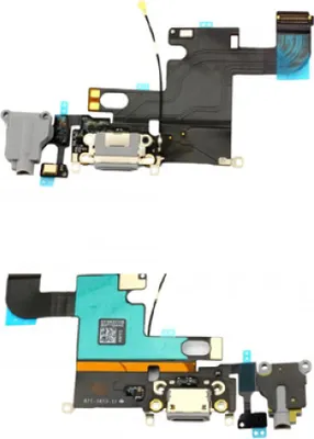 Produktbild von Ladebuchse Flexkabel für Apple iPhone 6 schwarz