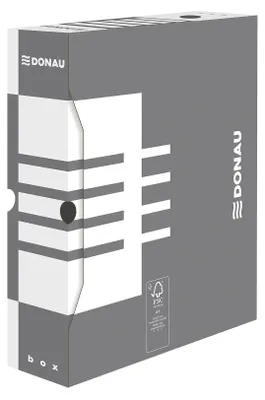 Immagine prodotto di DONAU 7660301FSC-13: Archivio in cartone riciclato, confezione da 20, formato A4/8 cm