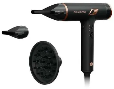 Image de Rowenta Nano HY8310 sèche-cheveux professionnel noir 1700W avec technologie sans balais