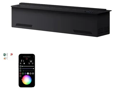 Obrázok produktu pre Krb na vodnú paru, ekologický dizajn, dynamické efekty plameňa, 800 mm (31,50 palca), napojenie na domový vodovod