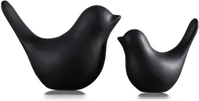 Obrázek produktu pro Černé dekorativní figurky do obývacího pokoje, ložnice a kanceláře