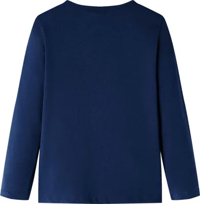 Produktbild von vidaXL Kinder-Langarmshirt Marineblau 104