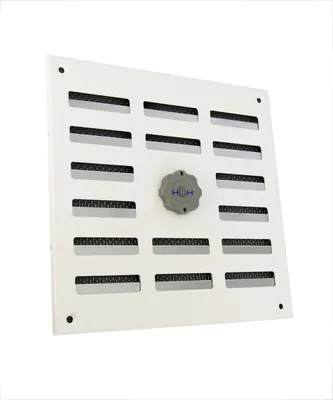 Produktbild von Lüftungsgitter LG 2020 SW Schiebegitter Alu Weiss 195 x195mm Zuluft Abluftgitter