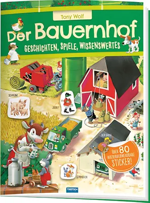 Obrázek produktu pro Trötsch Der Bauernhof Geschichten Spiele Wissenswertes Stickerbuch