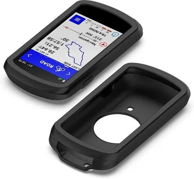 Immagine prodotto di Custodia protettiva in silicone per GPS - Protezione universale per navigatori da bicicletta - 11,8 x 7 x 1,3 cm