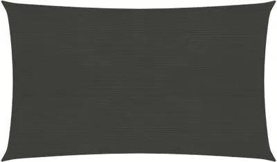 Zdjęcie produktu dla Żagiel przeciwsłoneczny, 160 g/m², antracytowy, 3x6 m, HDPE